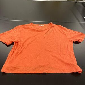 Unbranded Women's Orange Crop-top